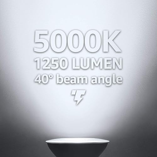 Miniatura 9 de TORCHSTAR PAR38 Bombillas LED para exteriores, bombilla LED PAR38 regulable, brillante, impermeable, equivalente a 120 W, 1250 LM, blanco frío 4000