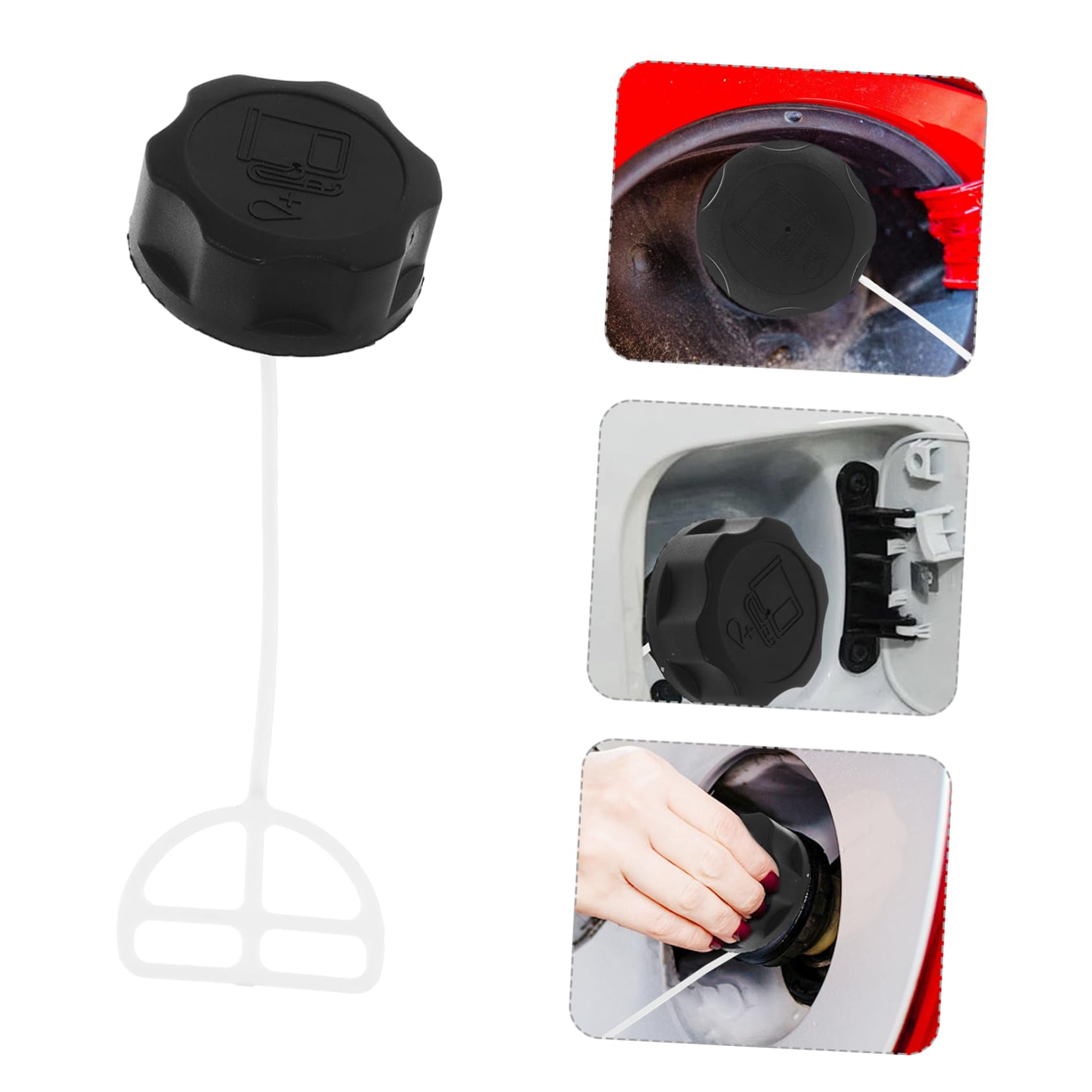 Levemolo Cap Lawn Mower Gas Caps Gas Cap for Lawn Mower Universal Gas Cap Generator Gas Cap Lawn Mower Gas Cap Replacement Earthquake Parts Lawnmower Gas Cap Replacement