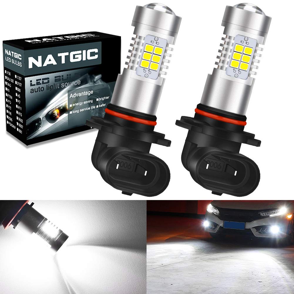 Led Lights 2Pcs Car LED Fog Driving Headlight Yellow Light Lamp