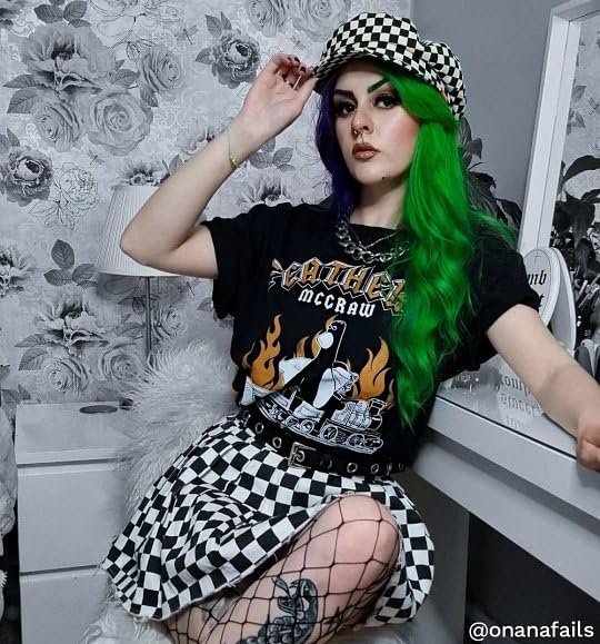T-shirt Wallace and Gromit Feathers McGraw rock noir pour fan de pop culture vintage - 4