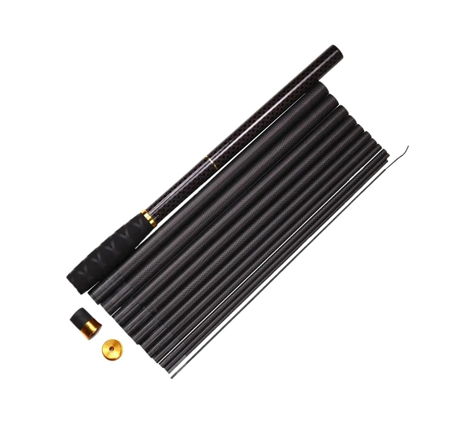 Canna da Pesca Extra Lunga,Canna da Pesca Fissa Canna da Pesca telescopica 2,7M/3,6M/4,5M/5,4M/6,3M/7,2M Attrezzatura for Acqua Dolce con Asta for Flusso(7.2 m)