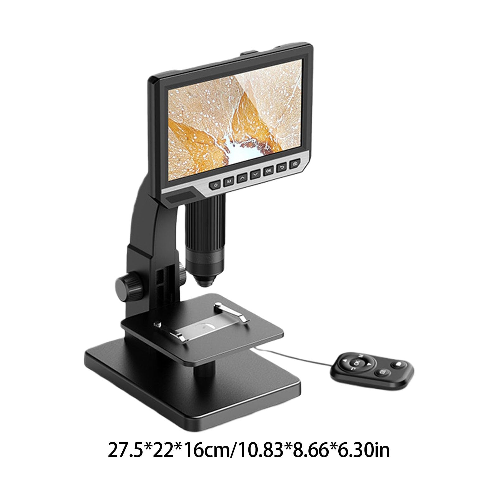 Ergonomisches 17,8 cm digitales Mikroskop, wiederaufladbares Design für Leiterplattenanalyse und Mikroorganismusforschungsanwendungen, digitales Mikroskop für PCB-Reparatur