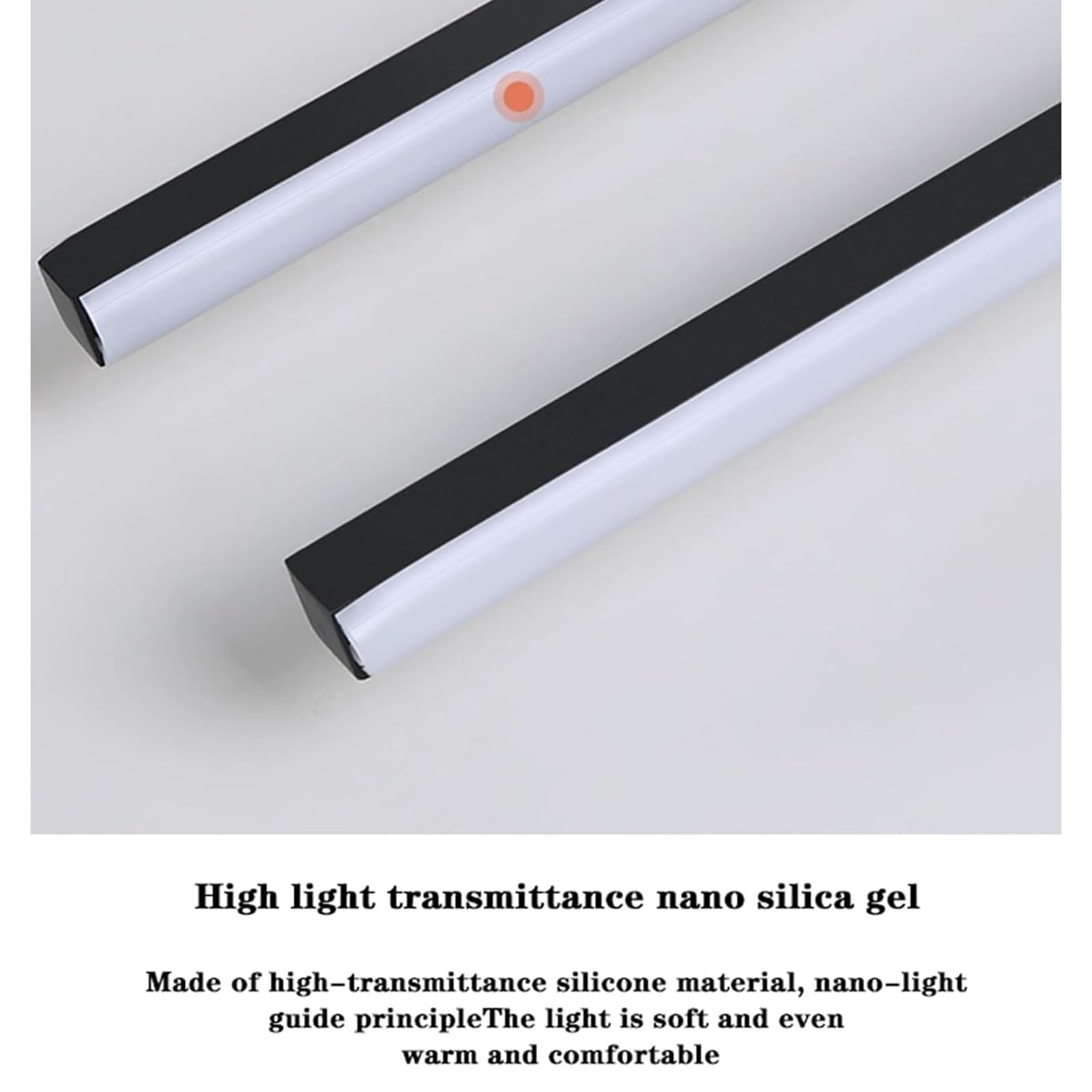 Deckenlampe LED Deckenleuchte Modern Design Schlafzimmerlampe Küchenlampe 2 Rechtecke Lampe Decke Wohnzimmerlampe Flurlampe Deckenbeleuchtung für Schlafzimmer Küche Flur (Schwarz Weißes Licht,48CM)