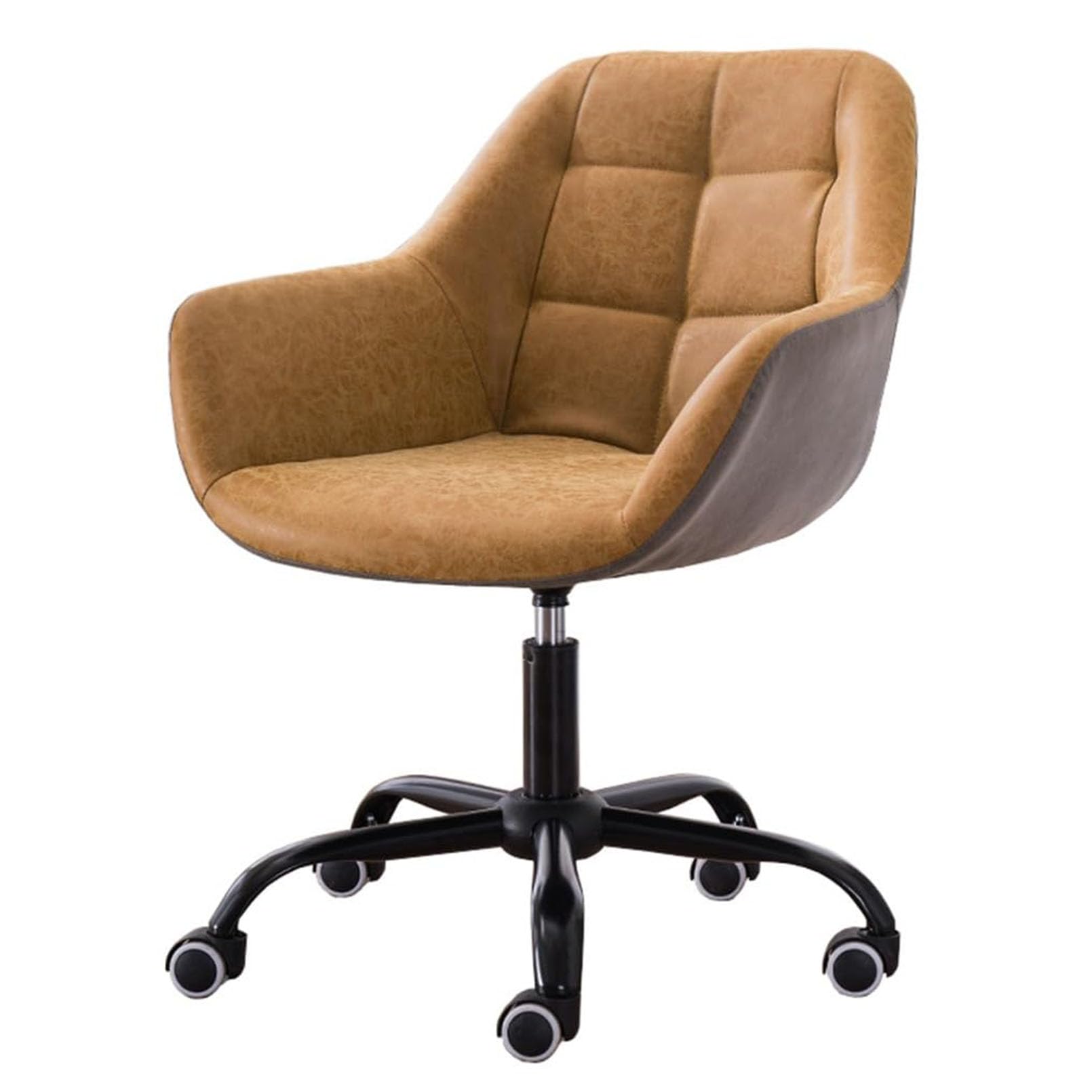 Chaise de travail ergonomique pour adulte avec accoudoirs et dossier réglable