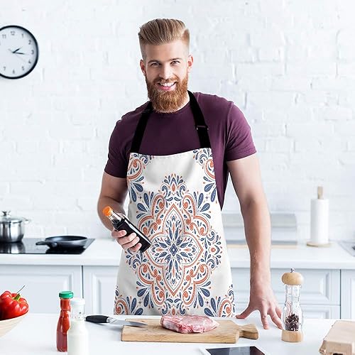 Miniatura 3 de Moslion Música Hipster Rock N Roll Love Gesto Guitarra Skull Cook Delantales