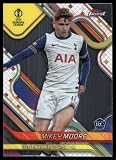 2024-25 FINEST UEFA CLUB COMPETIONS #59 MIKEY MOORE RC TOTTENHAM HOTSPUR SOCCER OFFICIAL TRADING CARD OF SOCCER