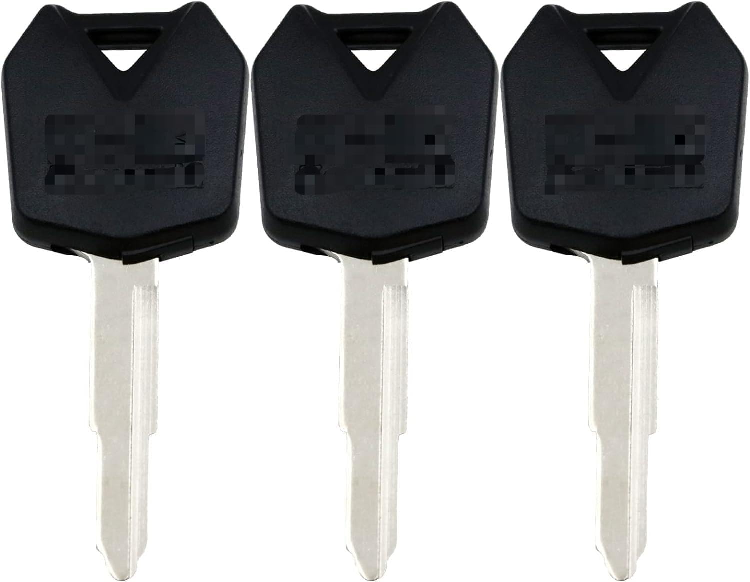 Generic Motorcycle Blank Uncut Key Motorbike Duplicate Key Replacement Fit Compatible with Kawasaki Z400 Z900 Z1000 Ninja400 ZX-6R ZX-7R ZX-9R ZX-10R ZX-12R ZX-14R 2014-2022 (Black)