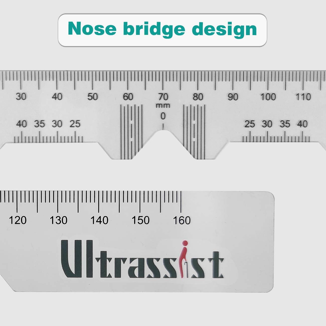 ultrassist pupillometers for measuring pupillary distance pd transparent pd ruler essential tool for single pd or dual pd measurement tools home improvement