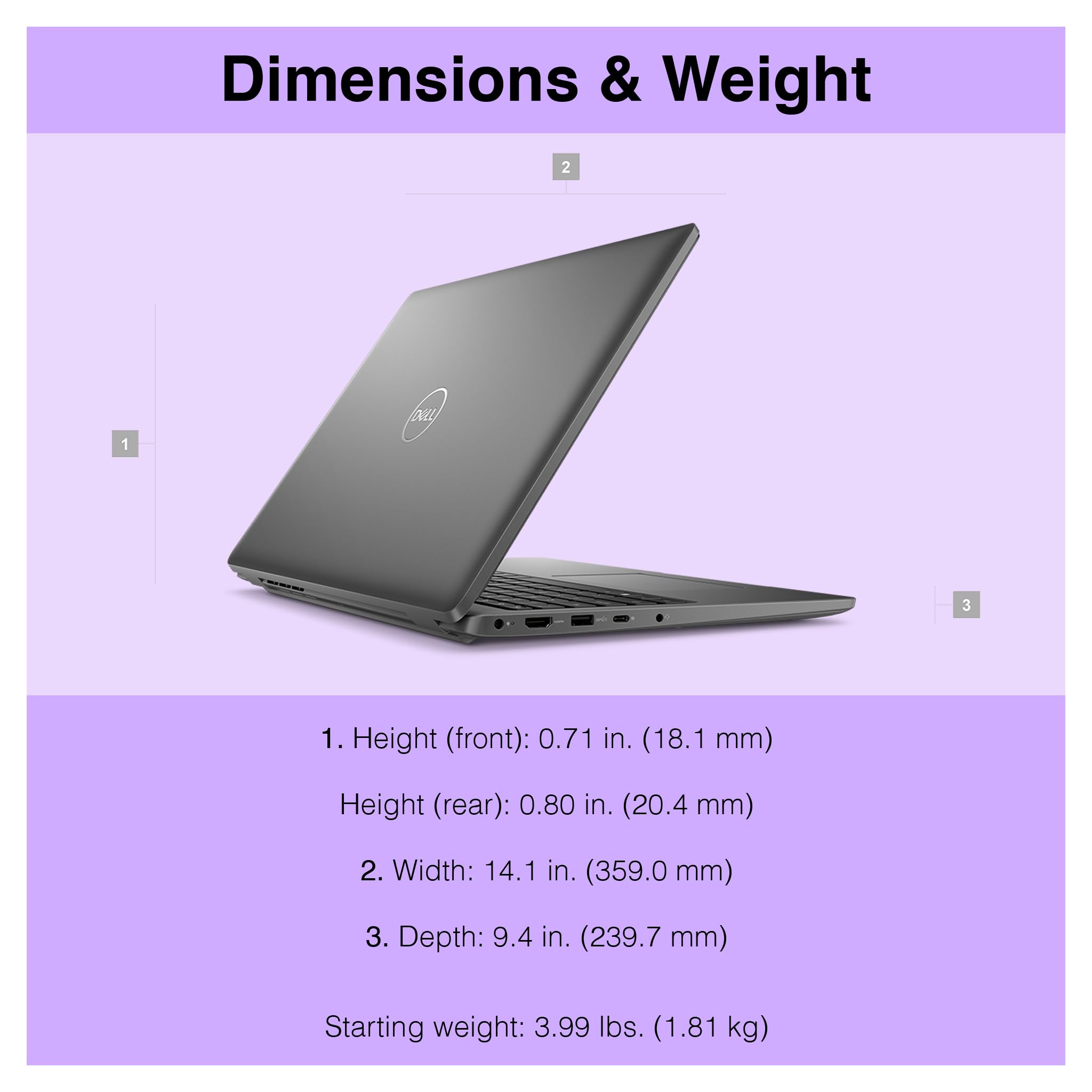 DELL Latitude 3540 Business Laptop, 13th Intel Core i5-1335U, 15.6