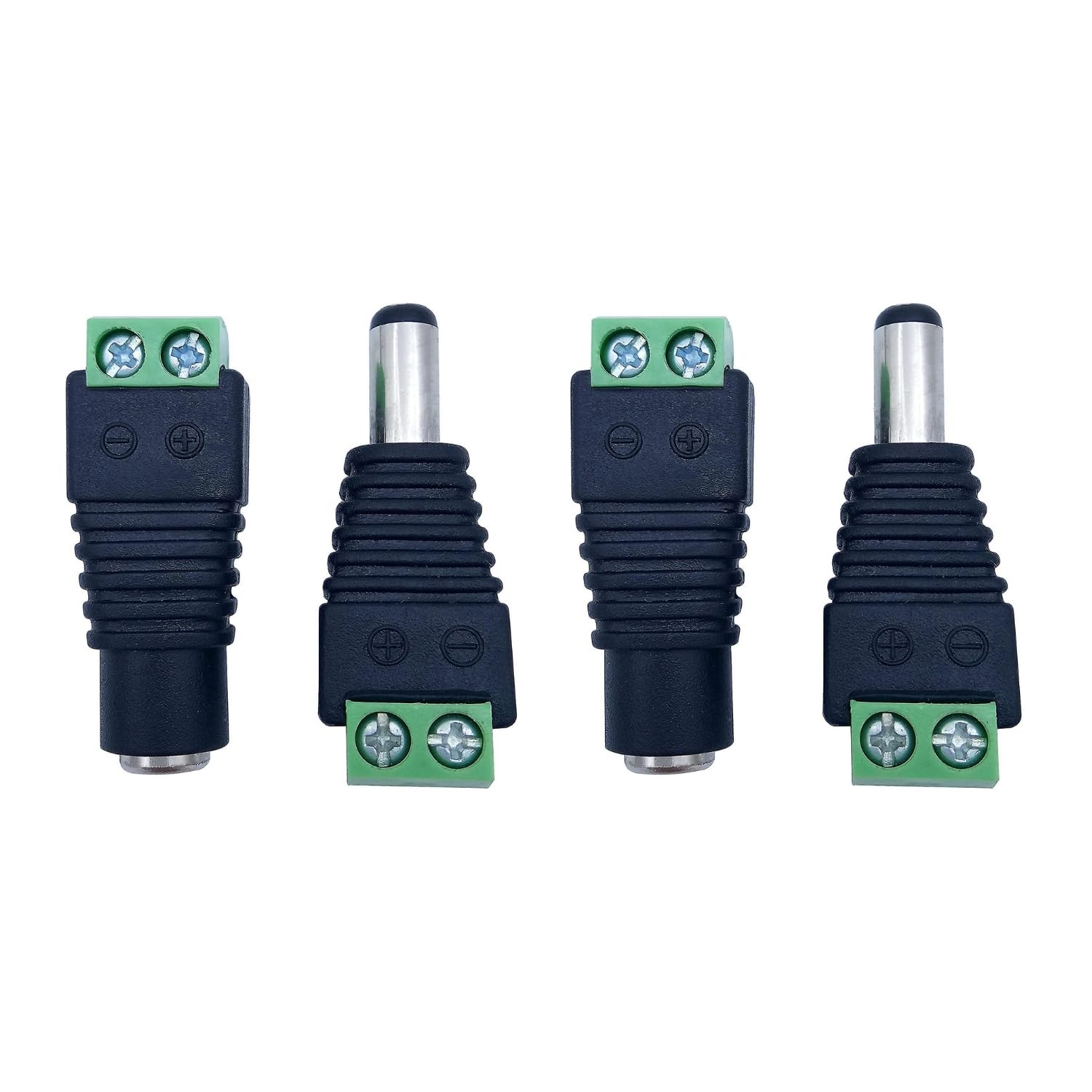 Gajrup DC Power Connector 12V Male + Female Adapter 2.1 X 5.5MM DC Power Jack Plug Connector for CCTV Camera, Led Strip Light Cable Wire (Pack of 2) (B0CCDHXHL9) Amazon Price History, Amazon Price Tracker