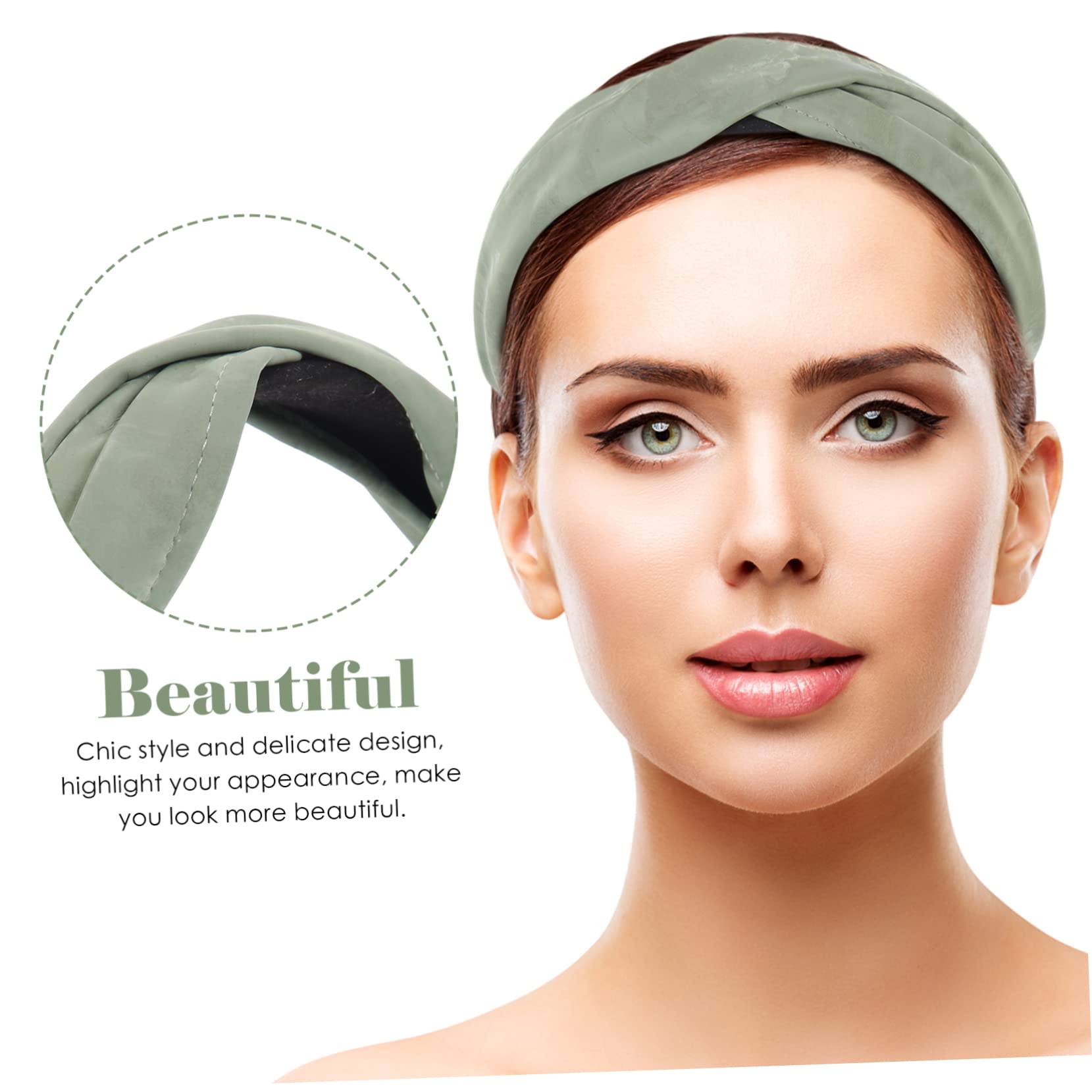 Healeved 4piezas Cinta De Cabeza Ancha Para Mujeres Accesorio Práctico Para Maquillaje y Yoga Diadema Decorativa Para Spa y Uso Diario