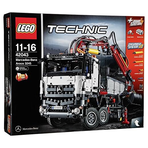 LEGO Transporter 60223 für Mähdrescher, Kinderspielzeug 6 LEGO Technic 42043 - Mercedes-Benz Arocs 3245, Auto-Spielzeug