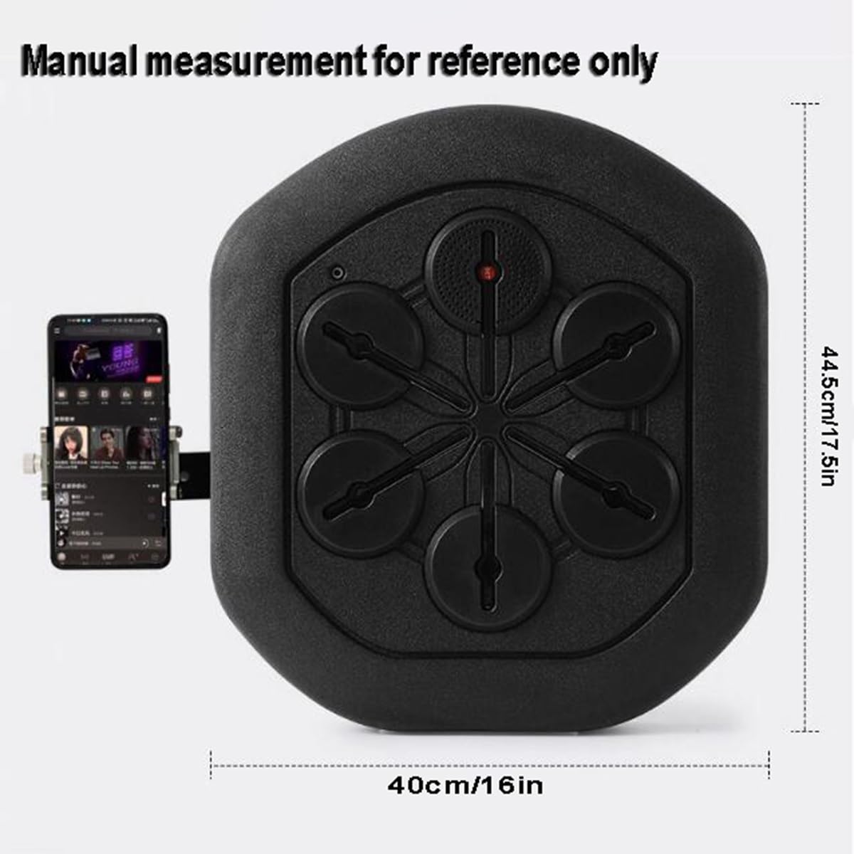 Máquina de boxeo inteligente para interiores que se puede conectar a una máquina de boxeo con música Bluetooth y carga USB, almohadilla de boxeo con música electrónica para entrenamiento en casa