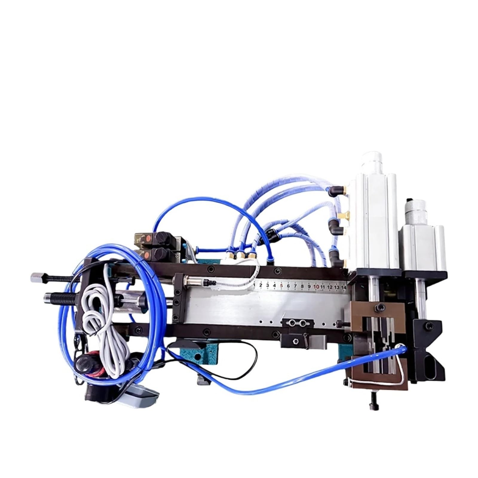Wire Stripper Machine, Multi-Core Pneumatic Wire Stripping Peeling Cutting Machine Pneumatic Semi-Automatic Integrated