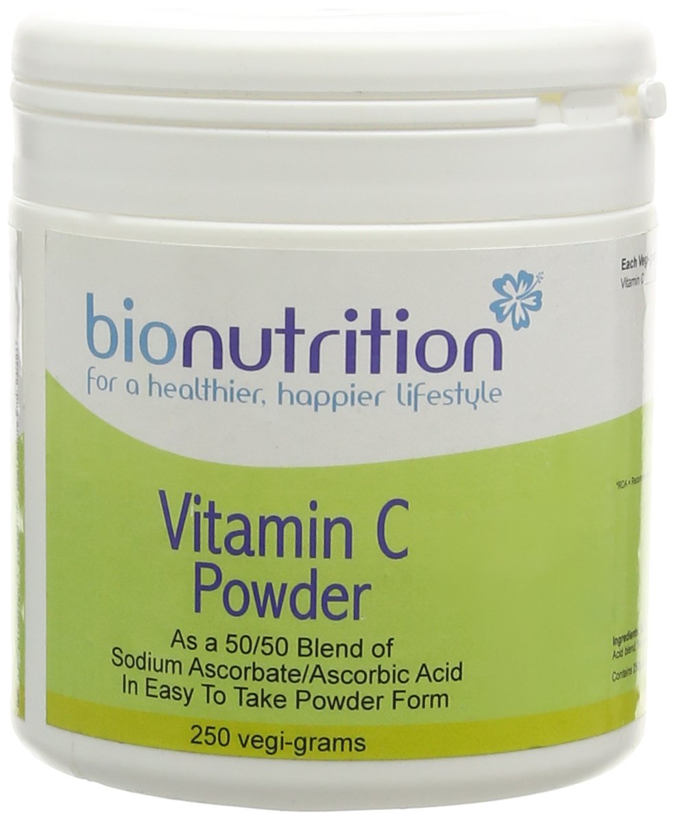 Bio Nutrition Vitamin C Powder (as Sodium Ascorbate/Ascorbic Acid Blend) - Antioxidant Vitamin C - 250g Powder