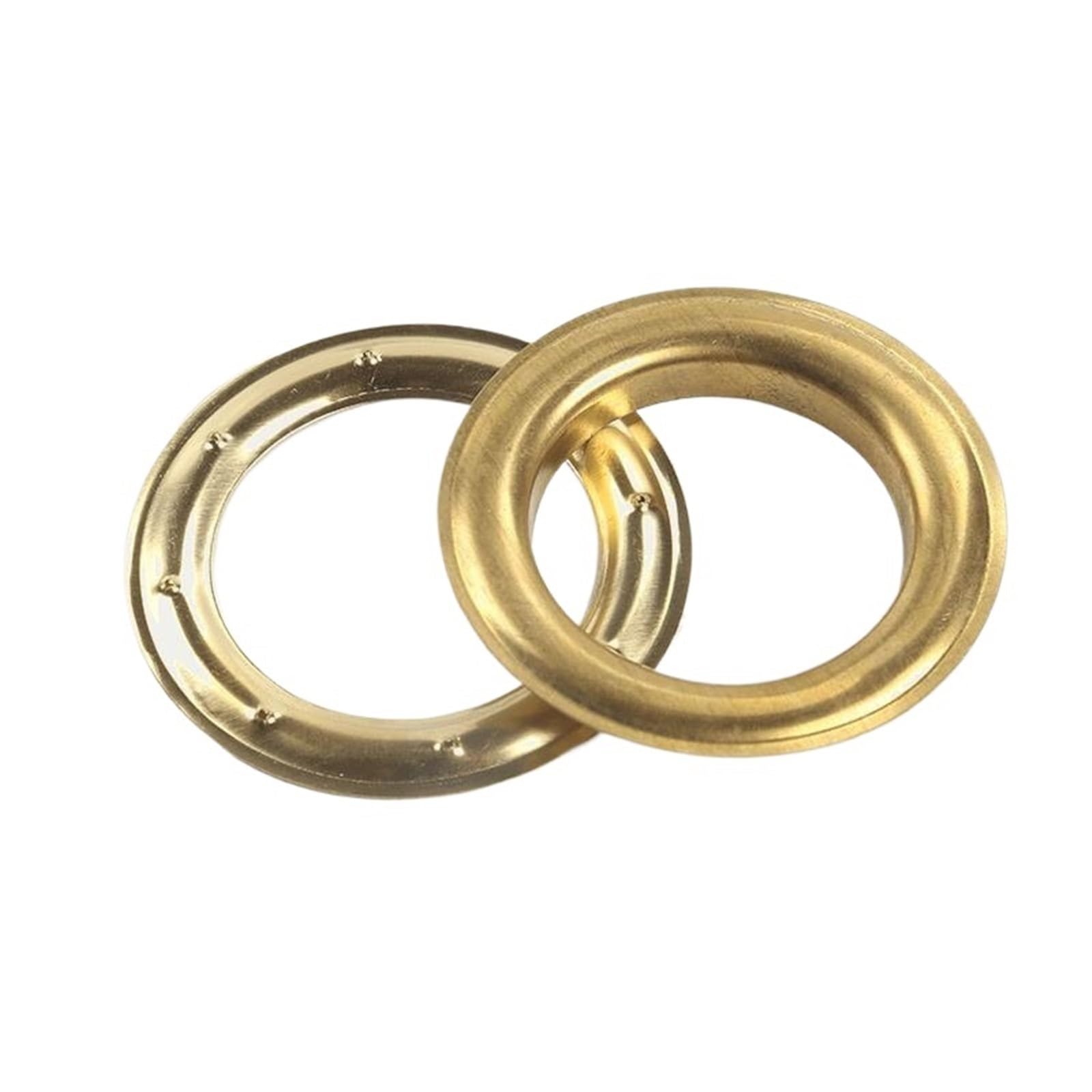 Curtain Grommets Stainless Metal Ring for Curtains DIY Curtain Eyelet Accessories Grommet Top Ornament Install by Stamping Machine(YELLOW,50 pair)