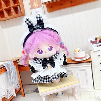 Amazon.co.jp: ぬいぐるみ用ギンガムチェックワンピース&うさ耳