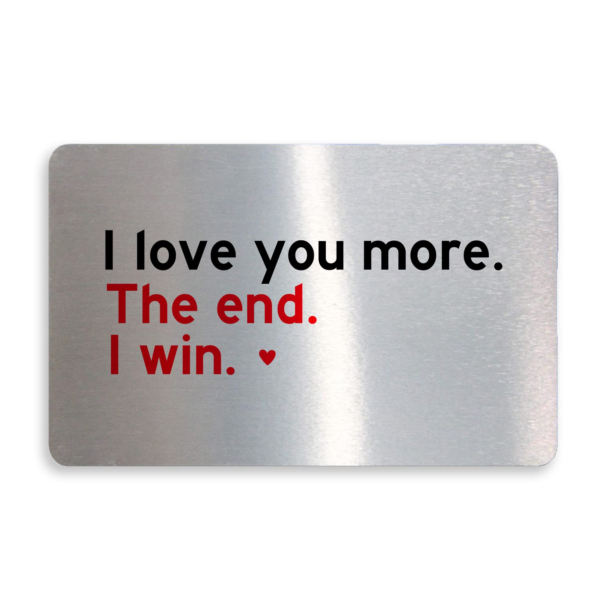 RED OCEAN Anniversary For Him Her LOVE YOU MORE Perfect Boyfriend Girlfriend Husband Wife Gift