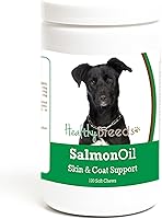 Vista 131 de Healthy Breeds Golden Retriever - Aceite de salmón masticable suave, 90