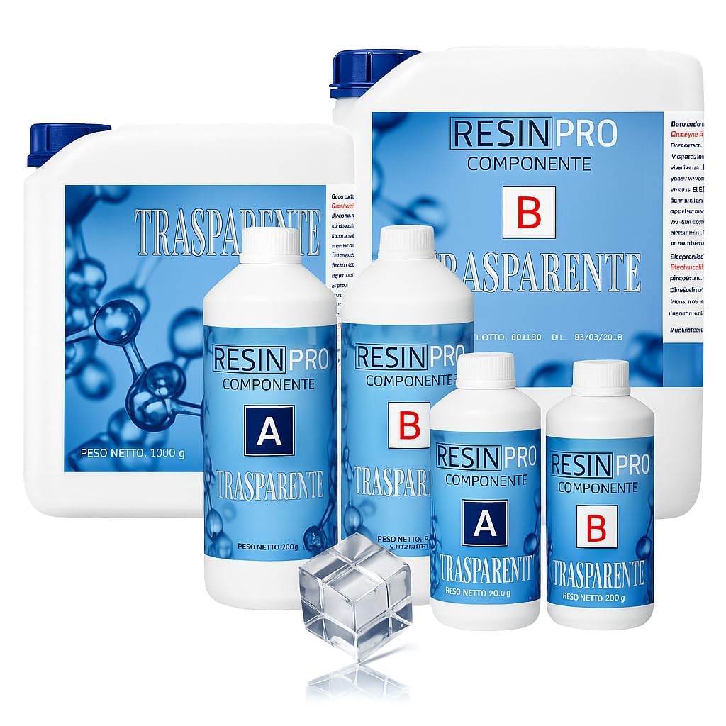 Resin Pro Epoxy Resin, 35.2 L Crystal Clear Epoxy Resin And Hardener Kit For Craft, Artwork, Jewellery Making, Table, Art Creations - Easy Ratio Resins - Heat Resistant (32 Kg)