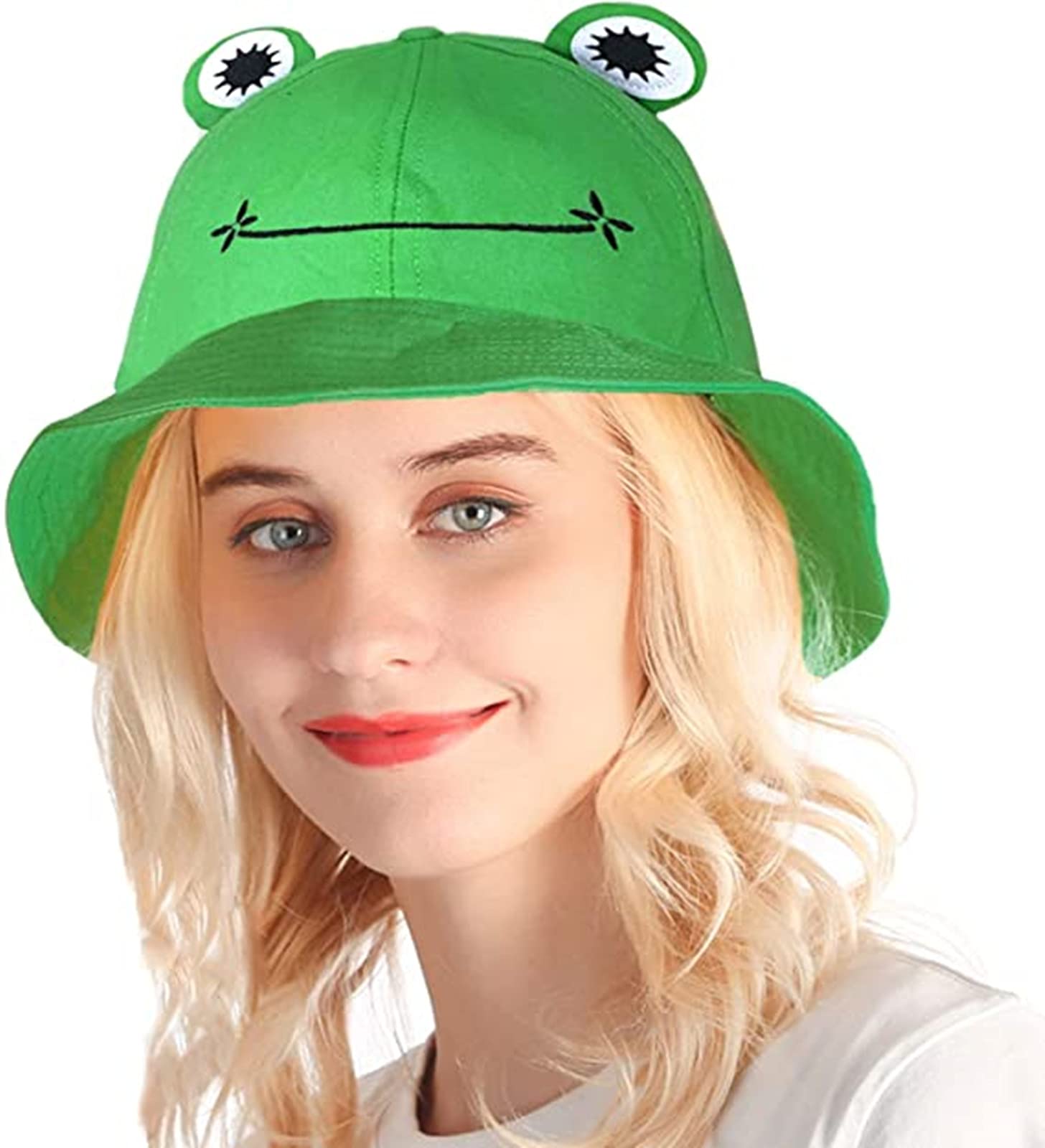 Chapeaux Mignons Grenouille Bob avec Bords Larges - Protection UV - Pour Enfants et Adultes