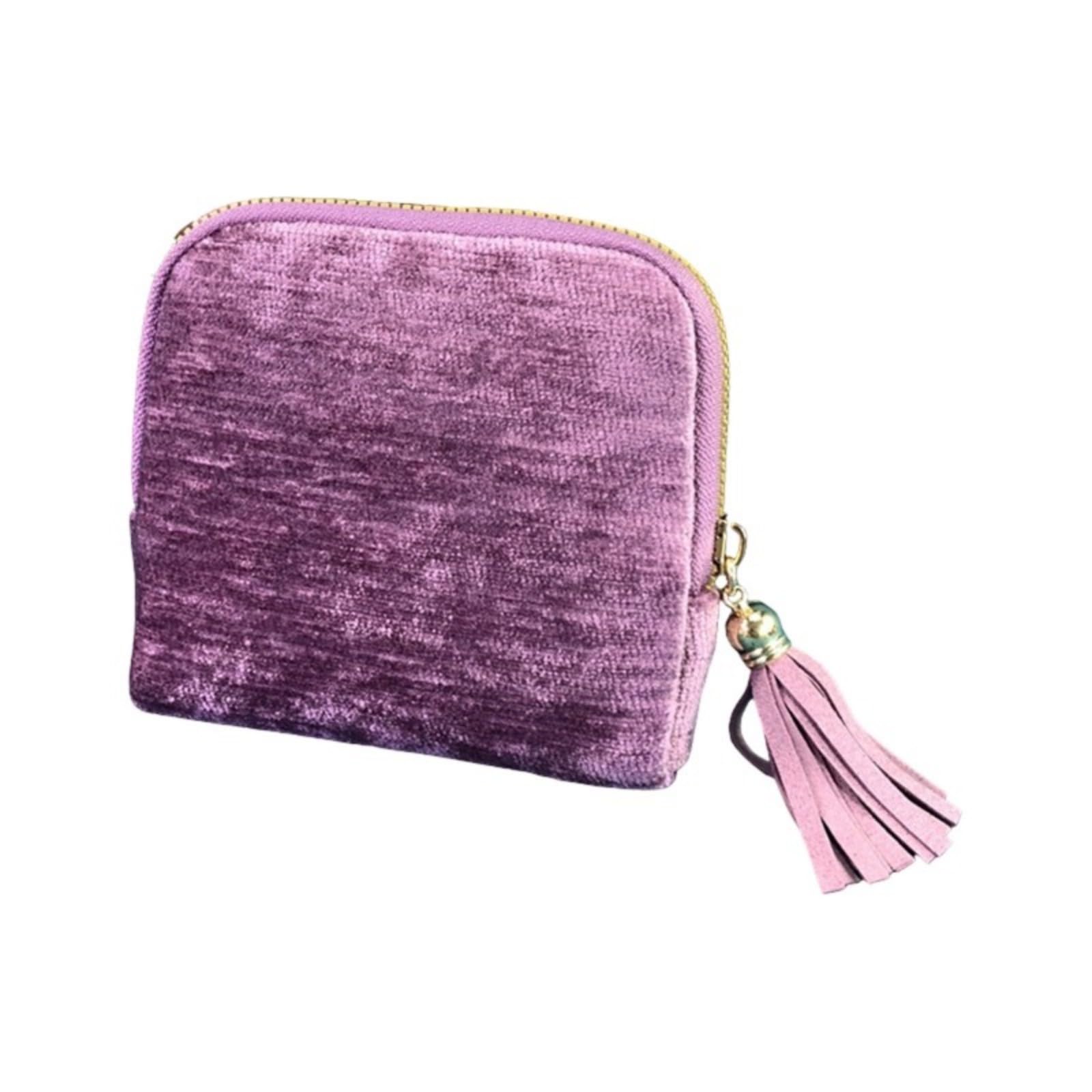 RAFGALDEX Chenilles Jewelry Organiser with Multiple Layers and Tassels Stylish Storage Bag Multi Compartment Container Jewelry Storage Bag