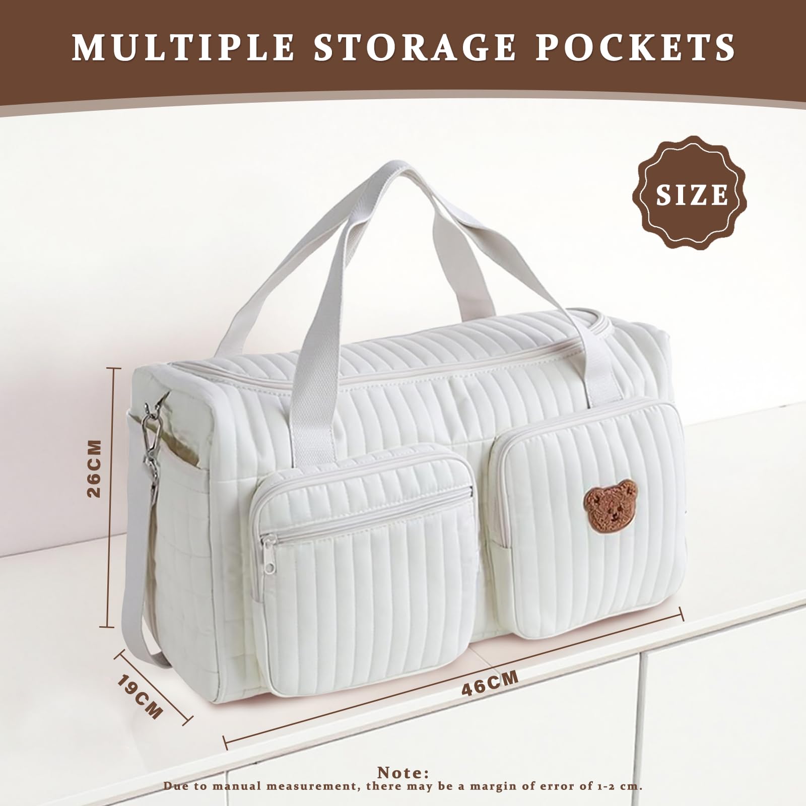 Sac à Langer Fourre Tout pour Maman: Sac de Maternité pour Bébé - pour la Maternité et le Changement de Bébé pour l'hôpital et le Week-end