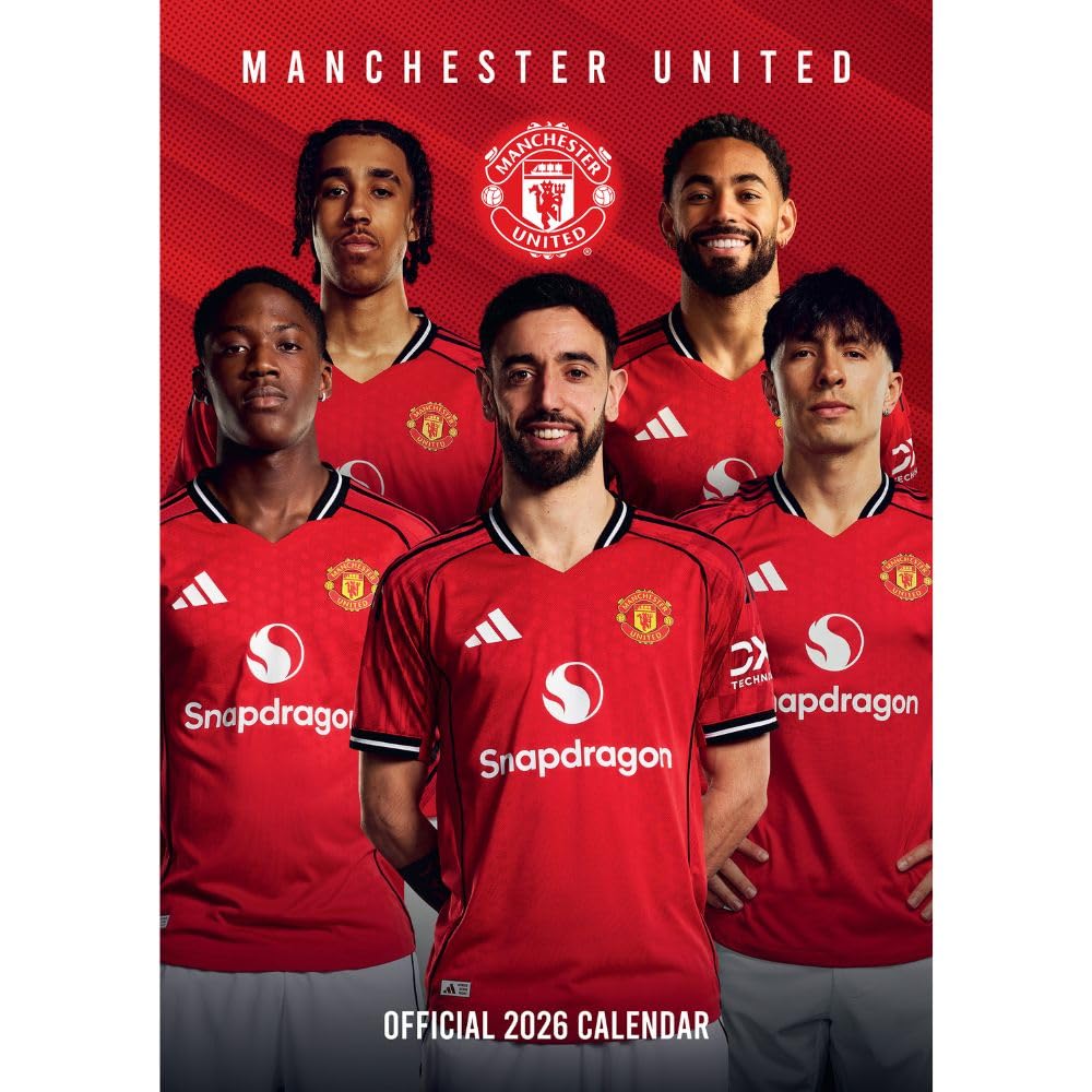 MANCHESTER UNITED FC 2026 A3 CALENDAR 9781835275528