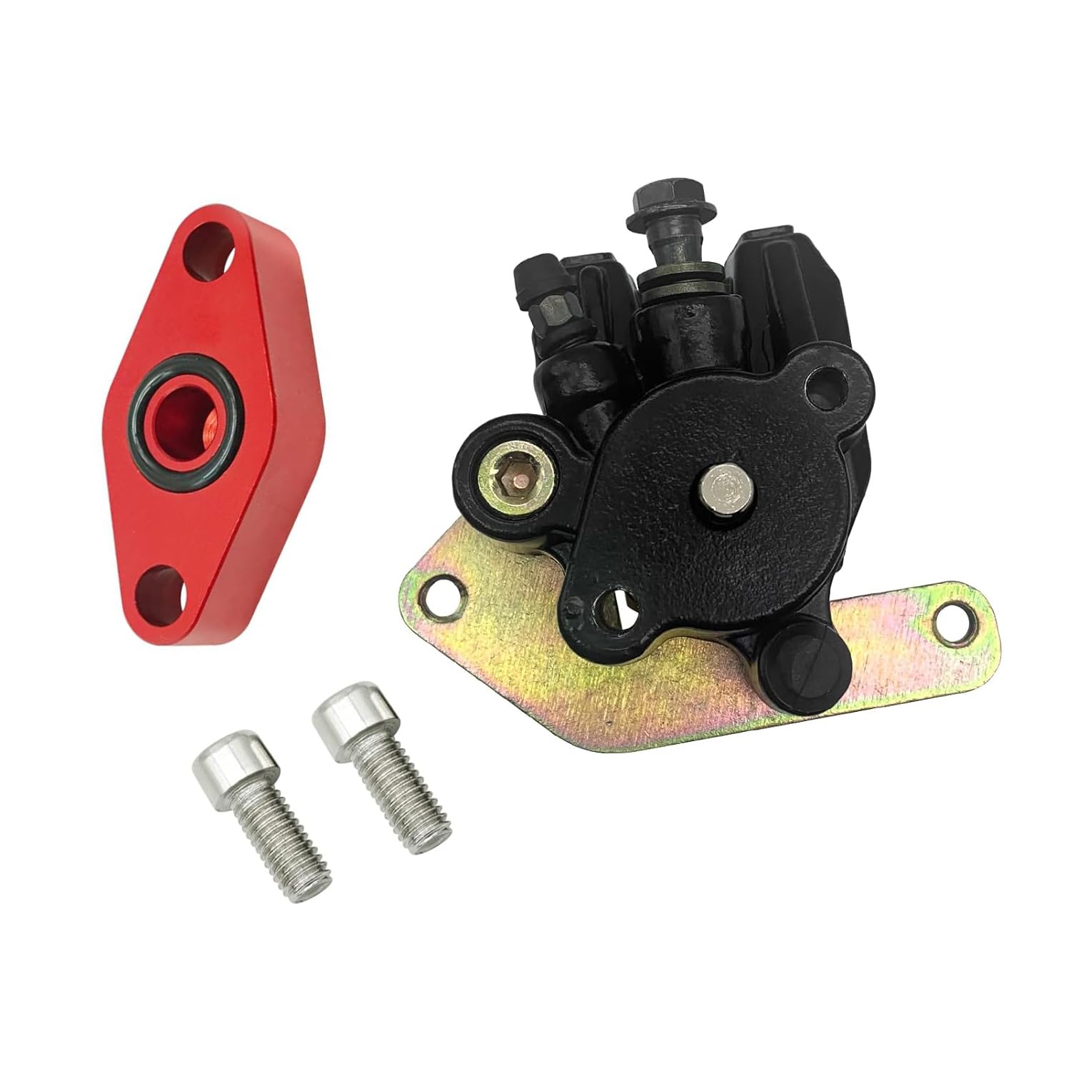 Pinza freno posteriore e freno di stazionamento off blocco per Yama-ha Banshee 350 YFZ350 Warrior 350 Wolverine 350 YFM350 Raptor 660 YFM660 Blaster 200 YFS200 con Pastiglie