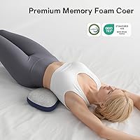 Vista 8 de Almohada de Soporte Lumbar para Cama, Almohadas de Espuma Viscoelástica para Alivio del Dolor de Espalda, Almohada de Alivio del Dolor Lumbar