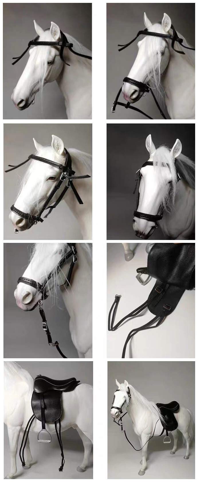 Amazon.co.jp: 限定版 1/6 馬+馬具 モデル フィギュア用 人形 ドール