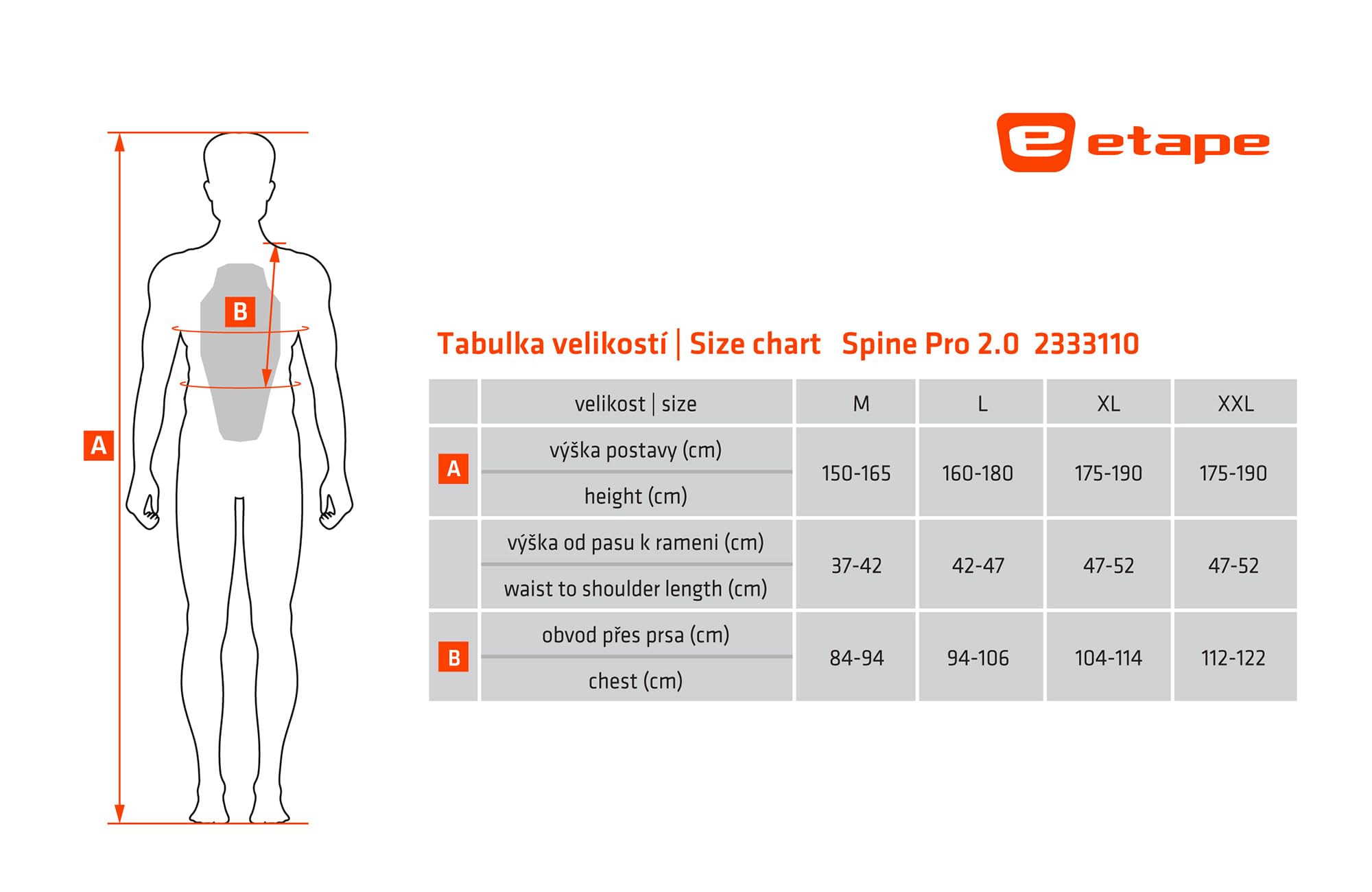 Etape Spine Pro 2.0 Protection Gear, M