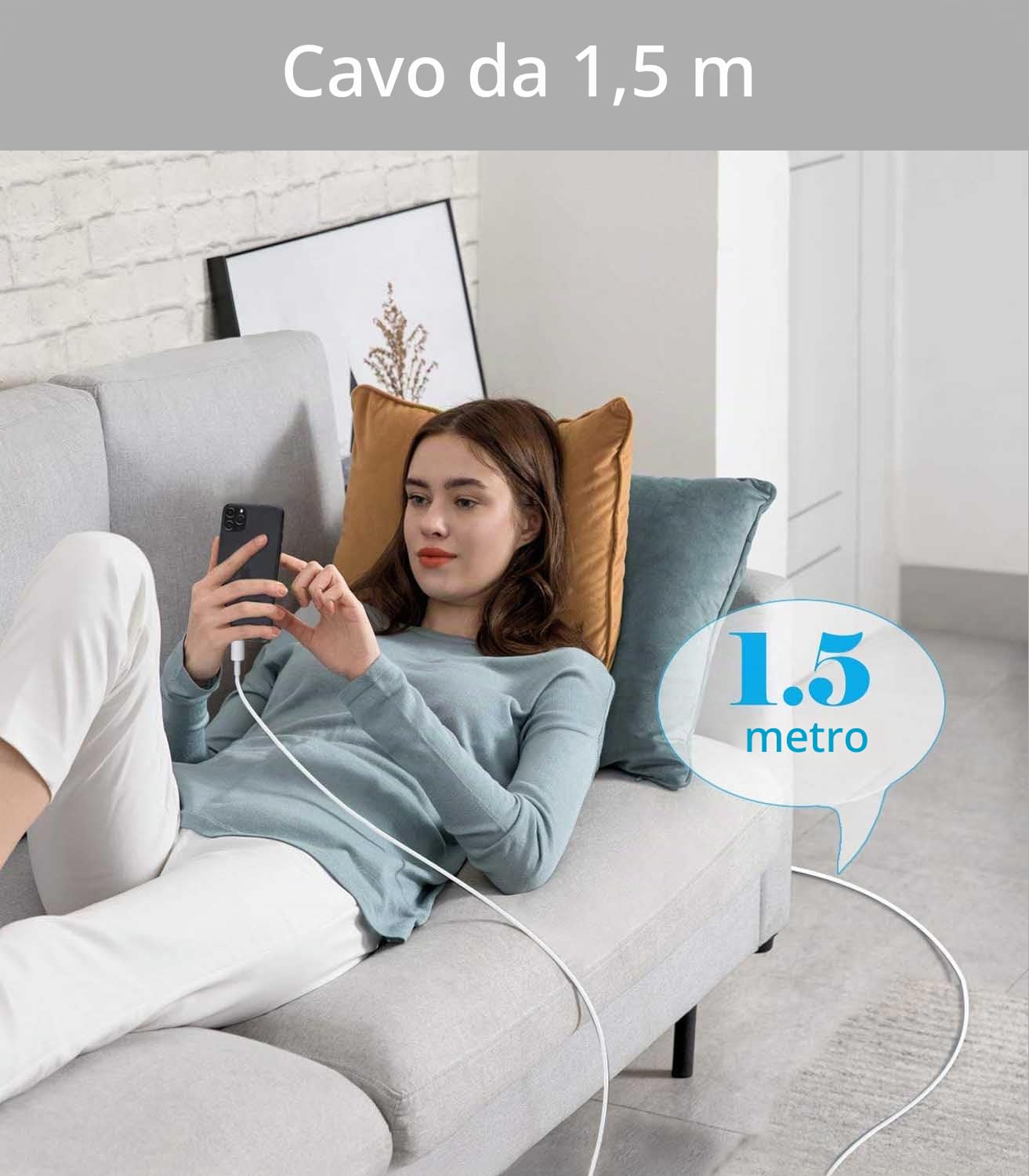 ZLONXUN 2-pack Cavi/Cavo da 120 W compatibile con Xiaomi Redmi Note 14 13 12 11 11S 10S 11T 8 9 Pro; Xiaomi 14 13 10T 11T 12T 11 12 Lite, POCO X6/X5/C65/X4/F3/M5/M5/Mi Pad 5. (1,5 metri)