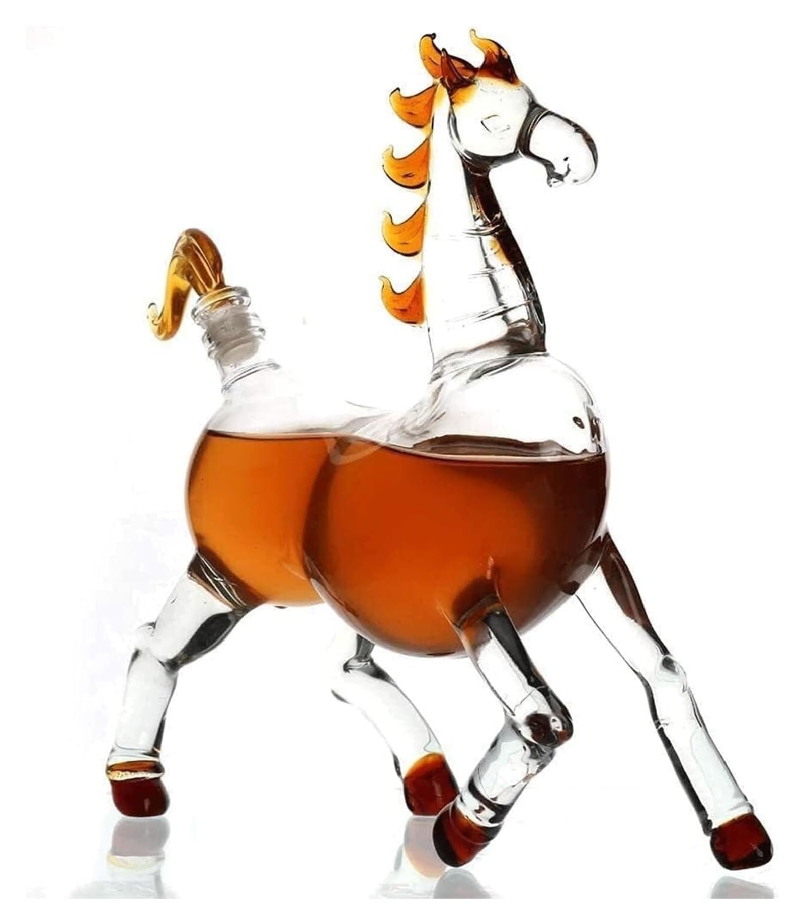 ガラスコレクション【クラタクラフトグラス　馬　置物】 ガラスコレクション【クラタクラフトグラス 馬 置物】 ガラス