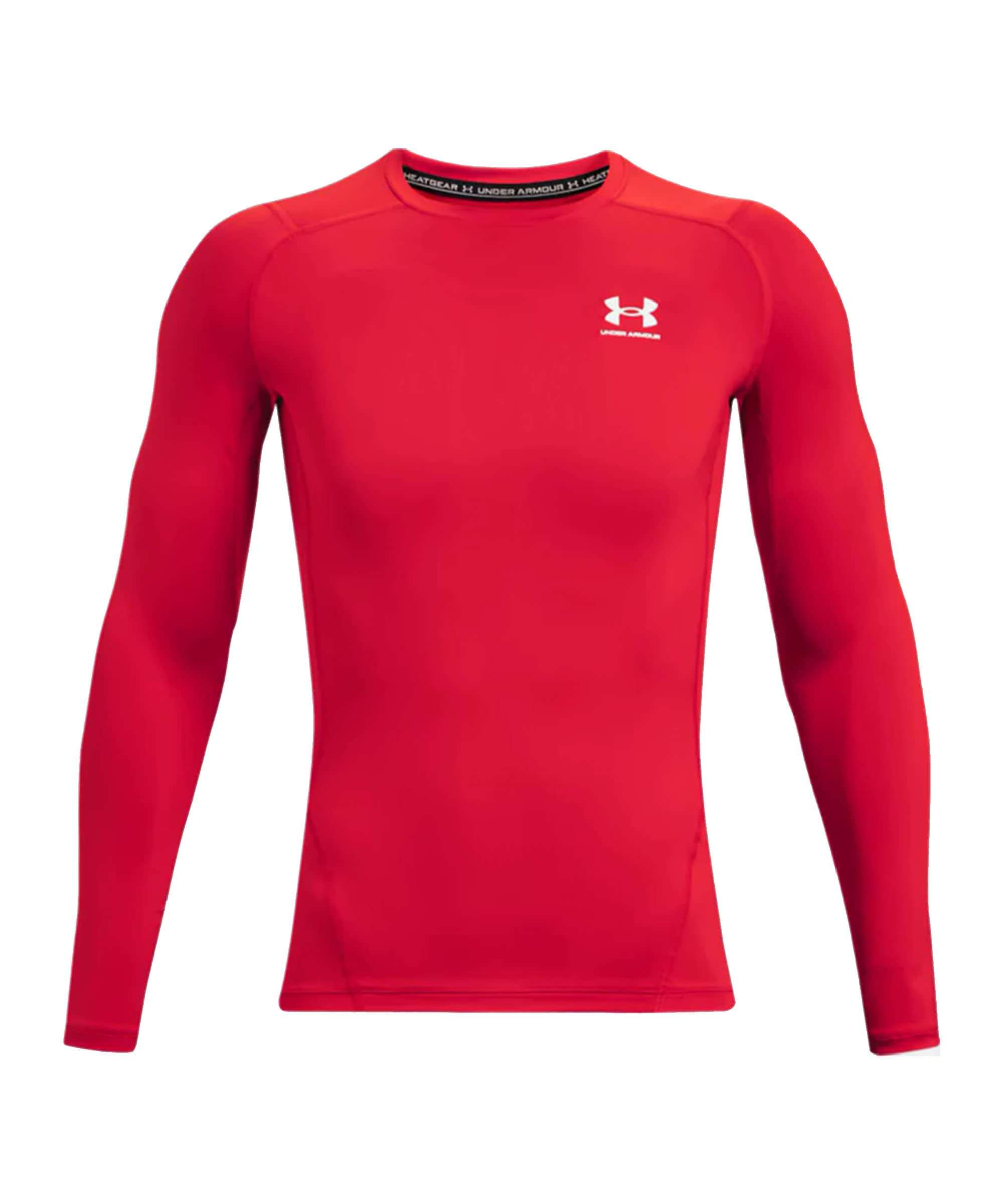 Under Armour Big Tall HeatGear Armour Comp Long Sleeve Red White 4XT