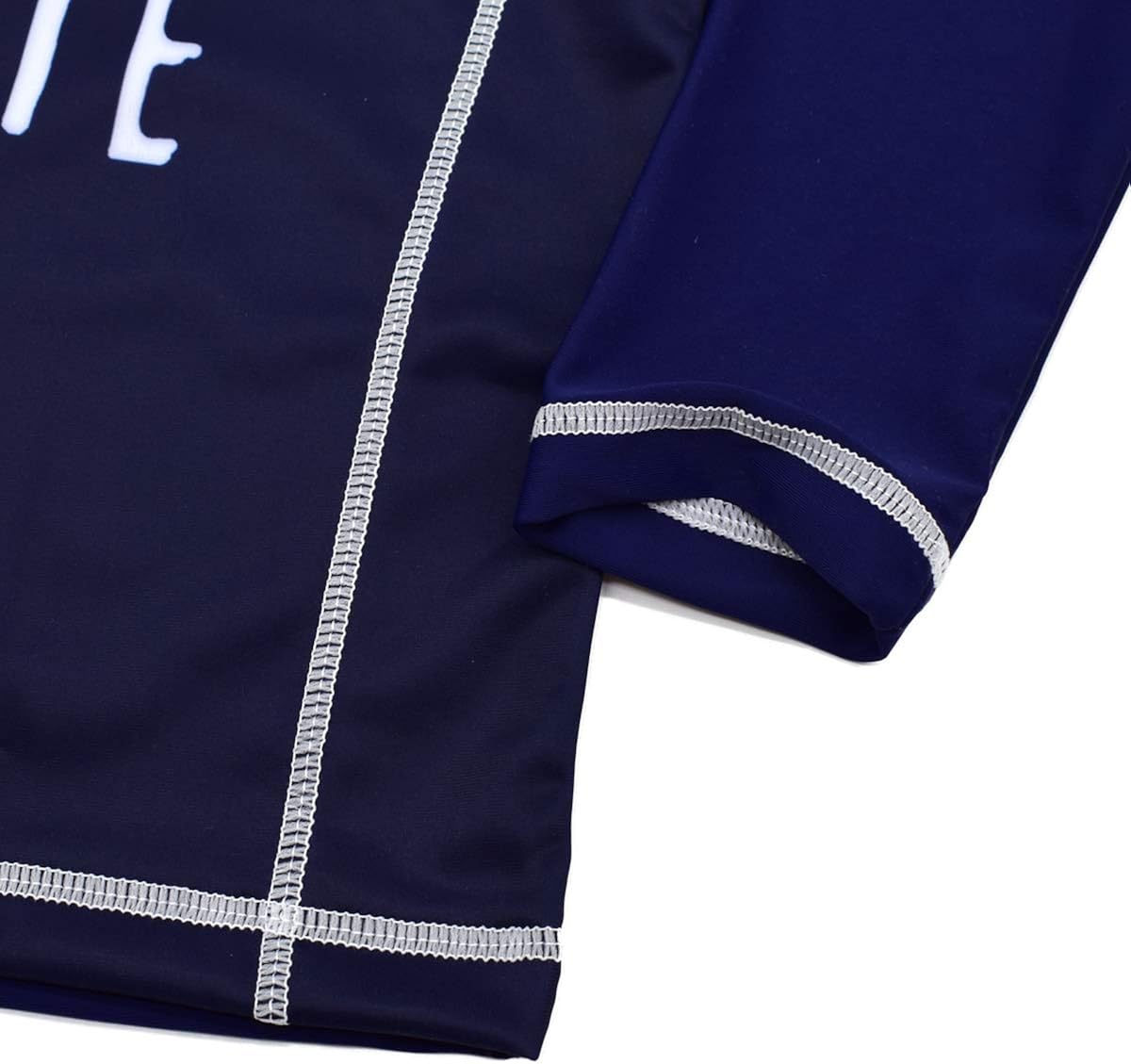 Boys Two Piece Rash Guard Swimsuits Kids Long Sleeve Sunsuit Swimwear Sets 6-7 Years Whale