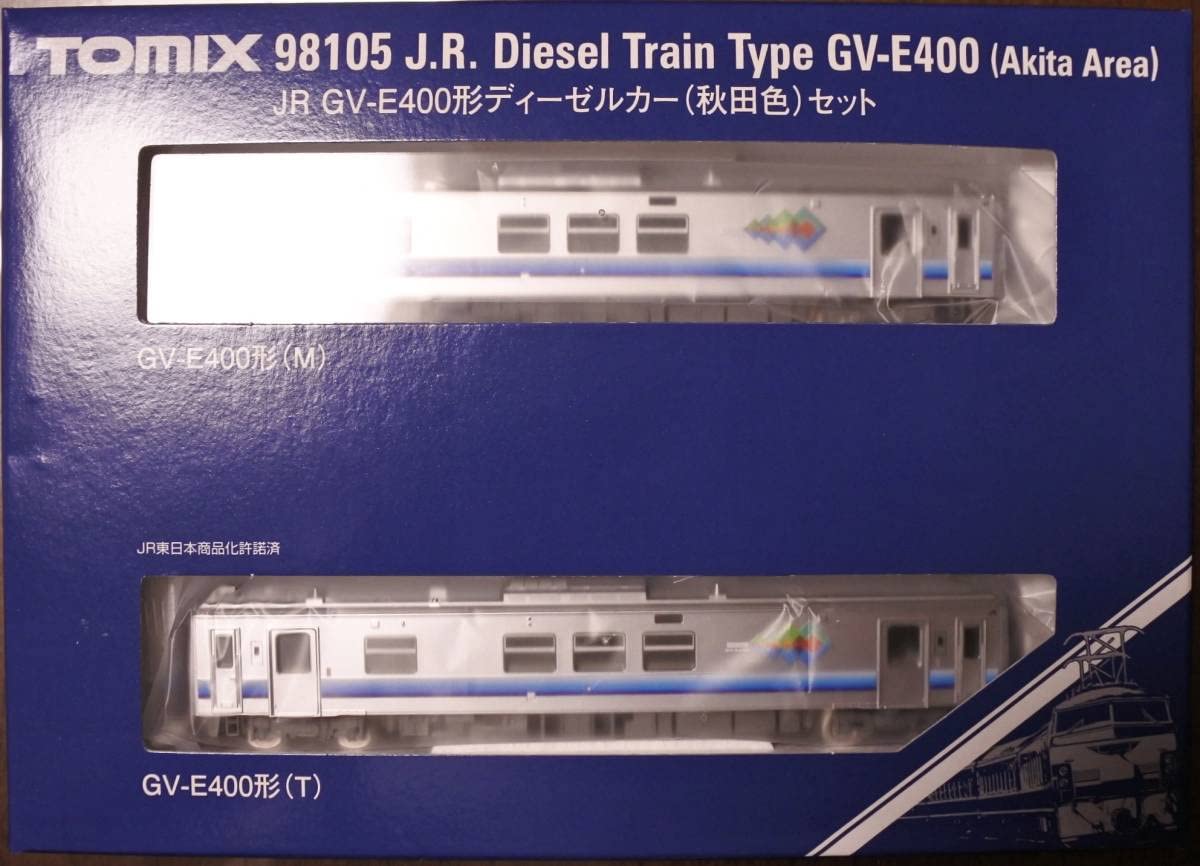Amazon.co.jp: TOMIX 98105 JR GV-E400形ディーゼルカー秋田色セット