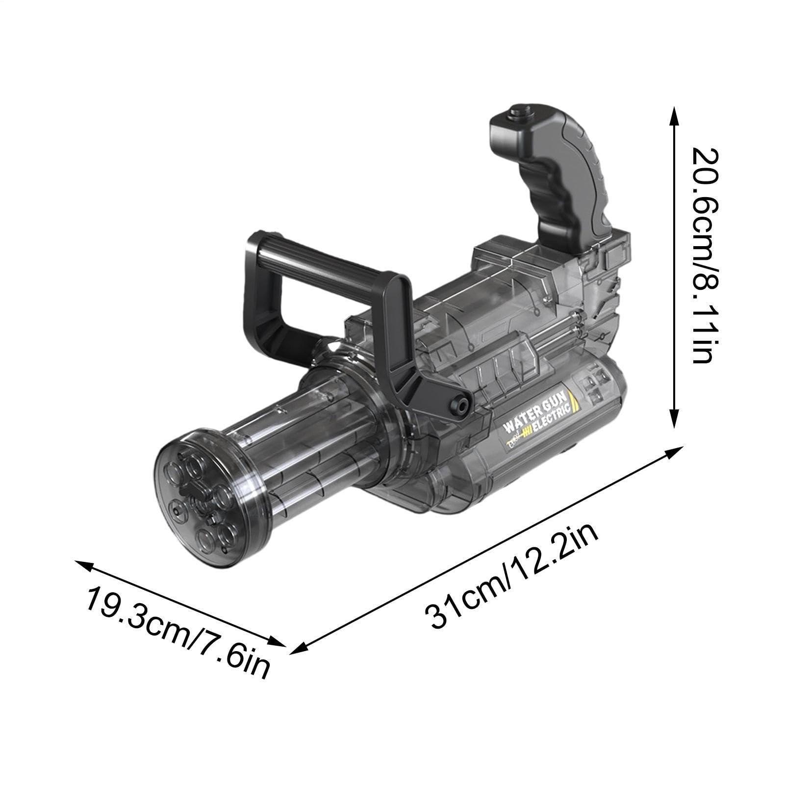 Giocattolo Elettrico per Pistola ad Acqua Squirter Elettrico da Esterno | Giochi da Piscina con Effetti Luce e Fiamma per feste all'aperto, giardino, cortile, spiaggia, piscina, campeggio