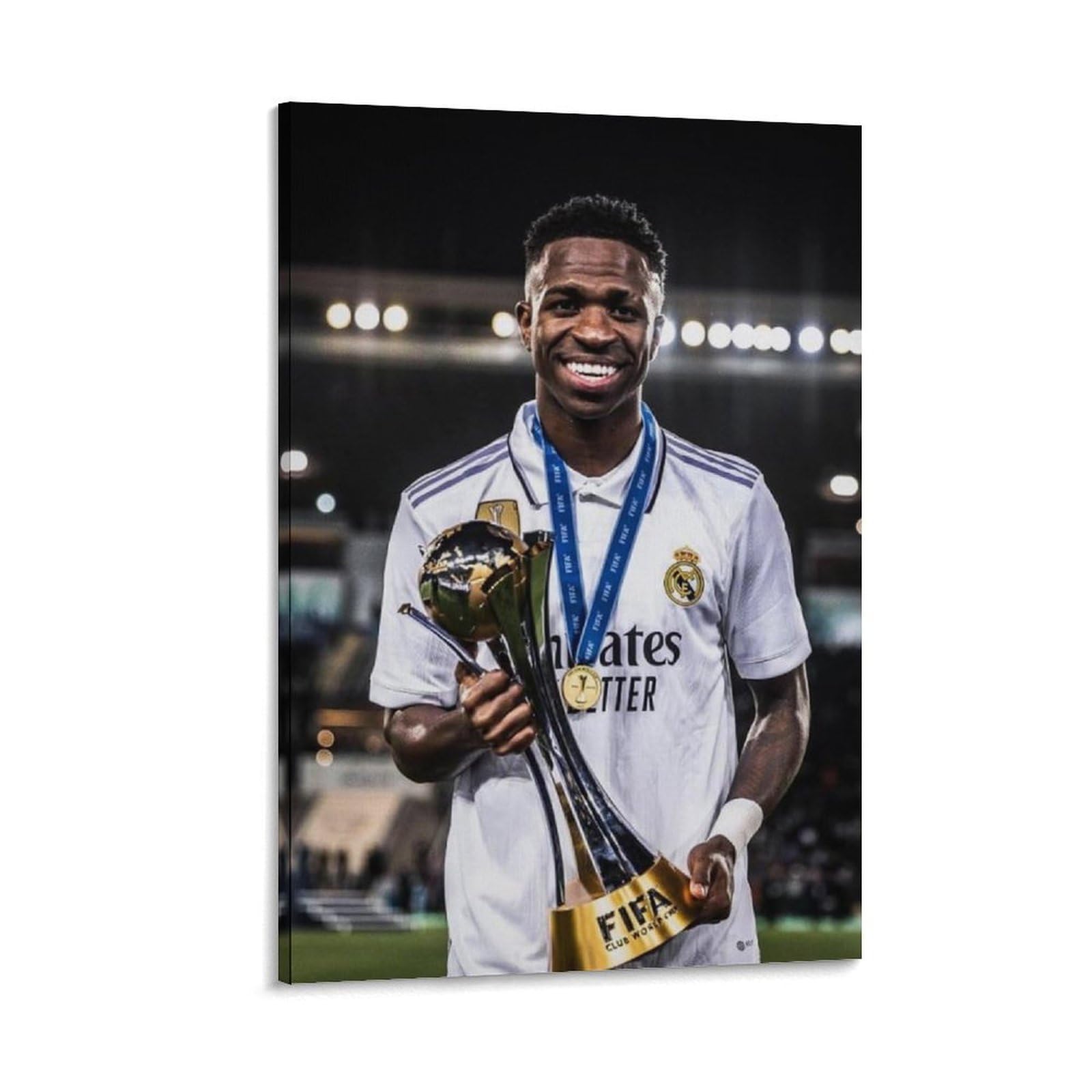 ASUIU Vinicius Jr Canvas Poster Artworks Canvas Poster Wall Art Prints Home Modern Decor 20x30inch(50x75cm)