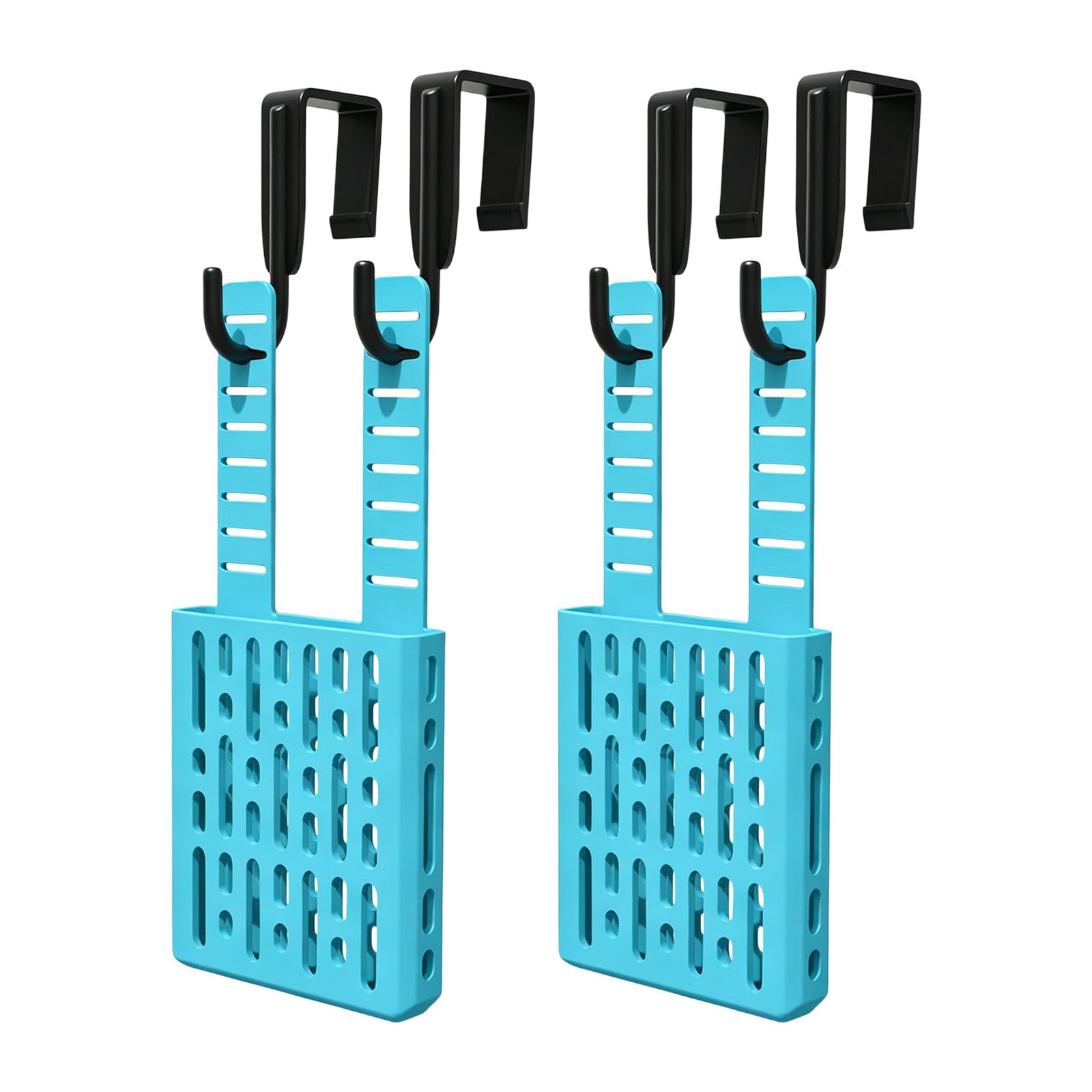 Kaeltsyn Silicone Toilet Tanks Cleaning Tablet Holders, Decolor Bracket, Hanging Toilets Bowl Cleaner Carriers Cleaning Holders