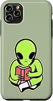 Vista 25 de iPhone 15 Pro Max Alien Reading A Book Case