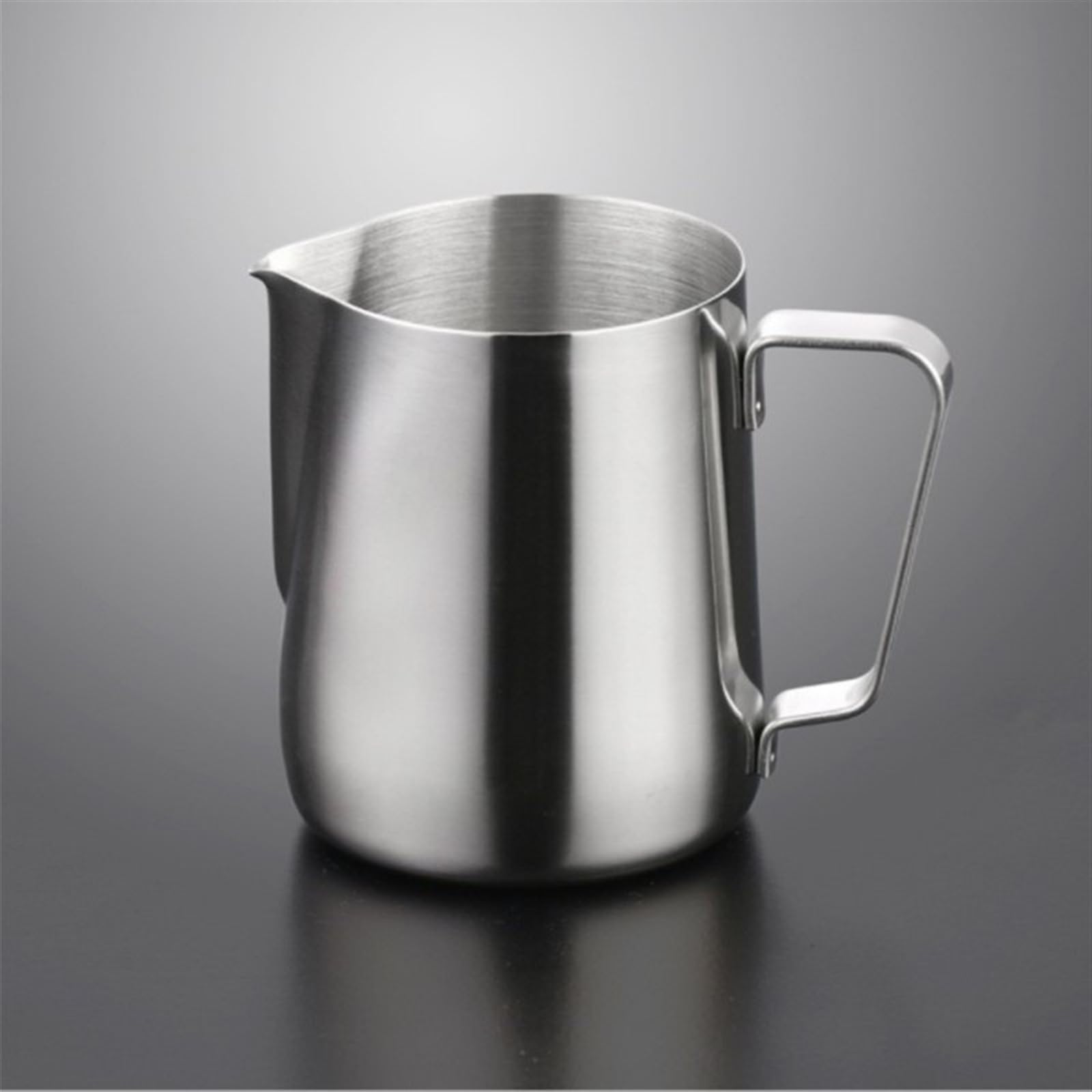 Jarra de Leche Jarra for espumar café y Leche, de Acero Inoxidable, for Arte Latte, Espumador de Leche, Jarra de café expreso, tazón Taza, Jarra de Espuma de Leche(600ml)
