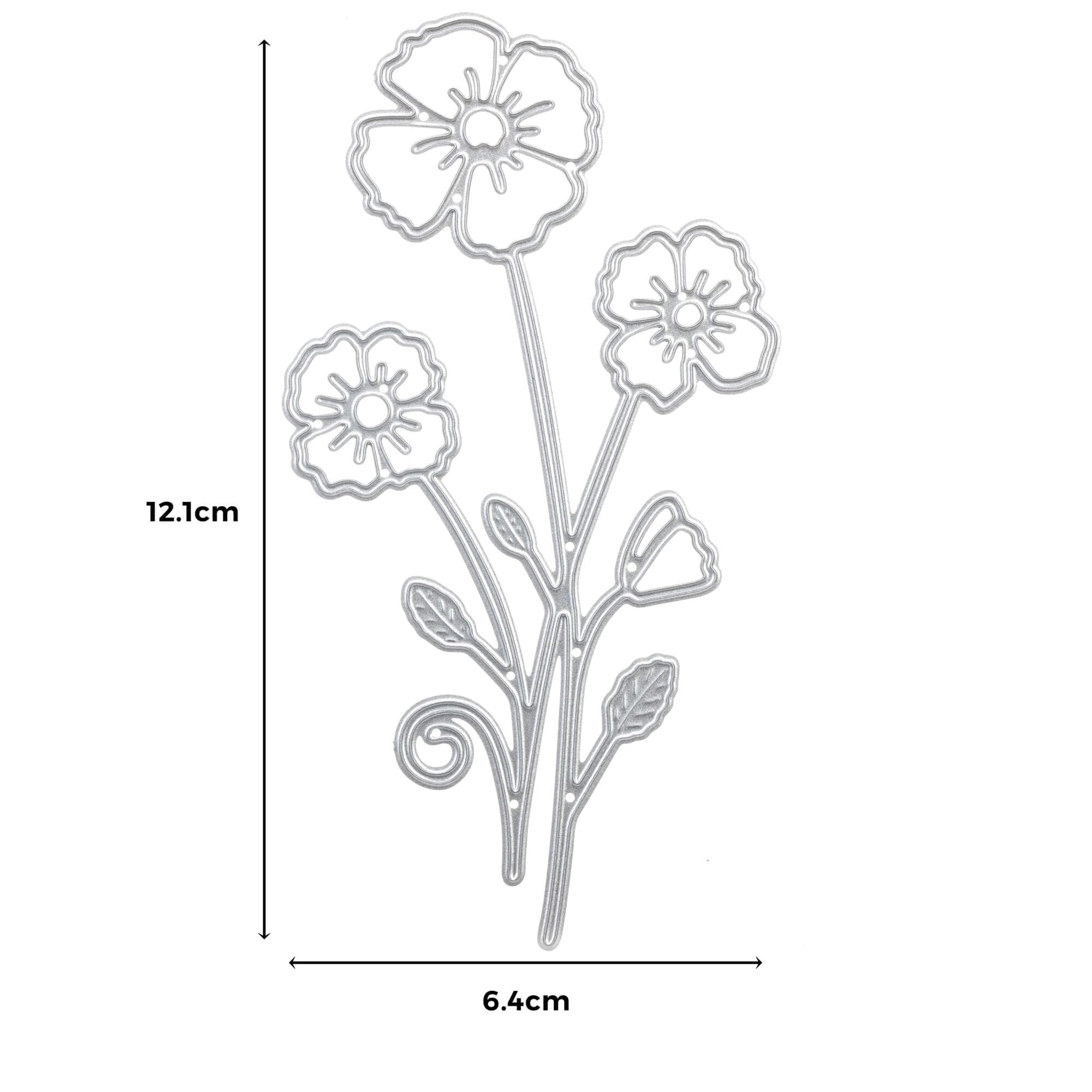 Fustelle A Forma Di Fiore E Foglia, Stencil Per Fai Da Te