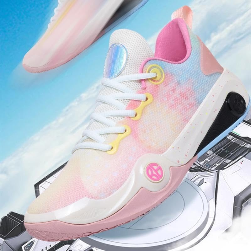 Buty do koszykówki unisex, antypoślizgowe, odporne na zużycie, amortyzujące, treningowe, oddychające, uprawiania sportów świeżym powietrzu Buty spacerowe