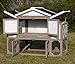 Zoovilla Country Style Chicken Coop Metal Nest Box with Asphalt Roof Panels