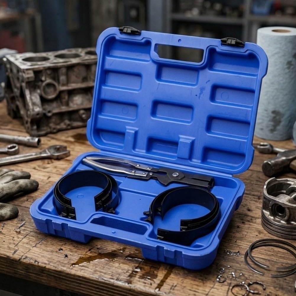 Set di attrezzi per compressore ad anello del pistone