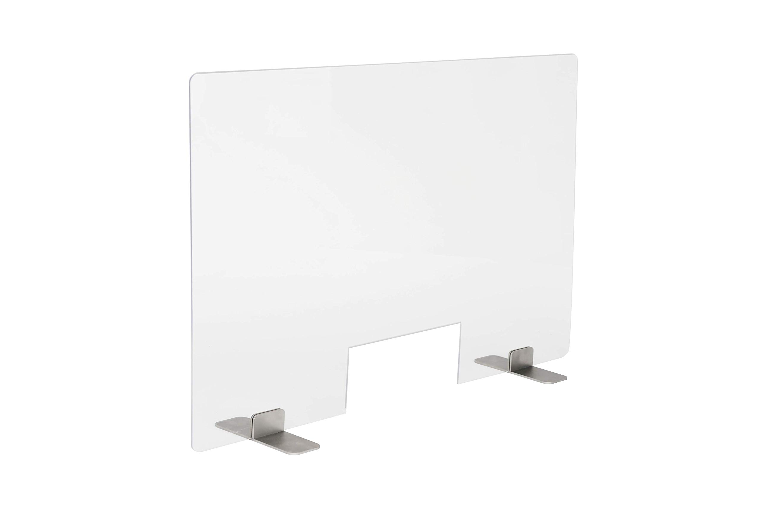 Buy PLEXIDIRECT 4mm Counter Perspex Screen Sneeze Guard Desk Divider