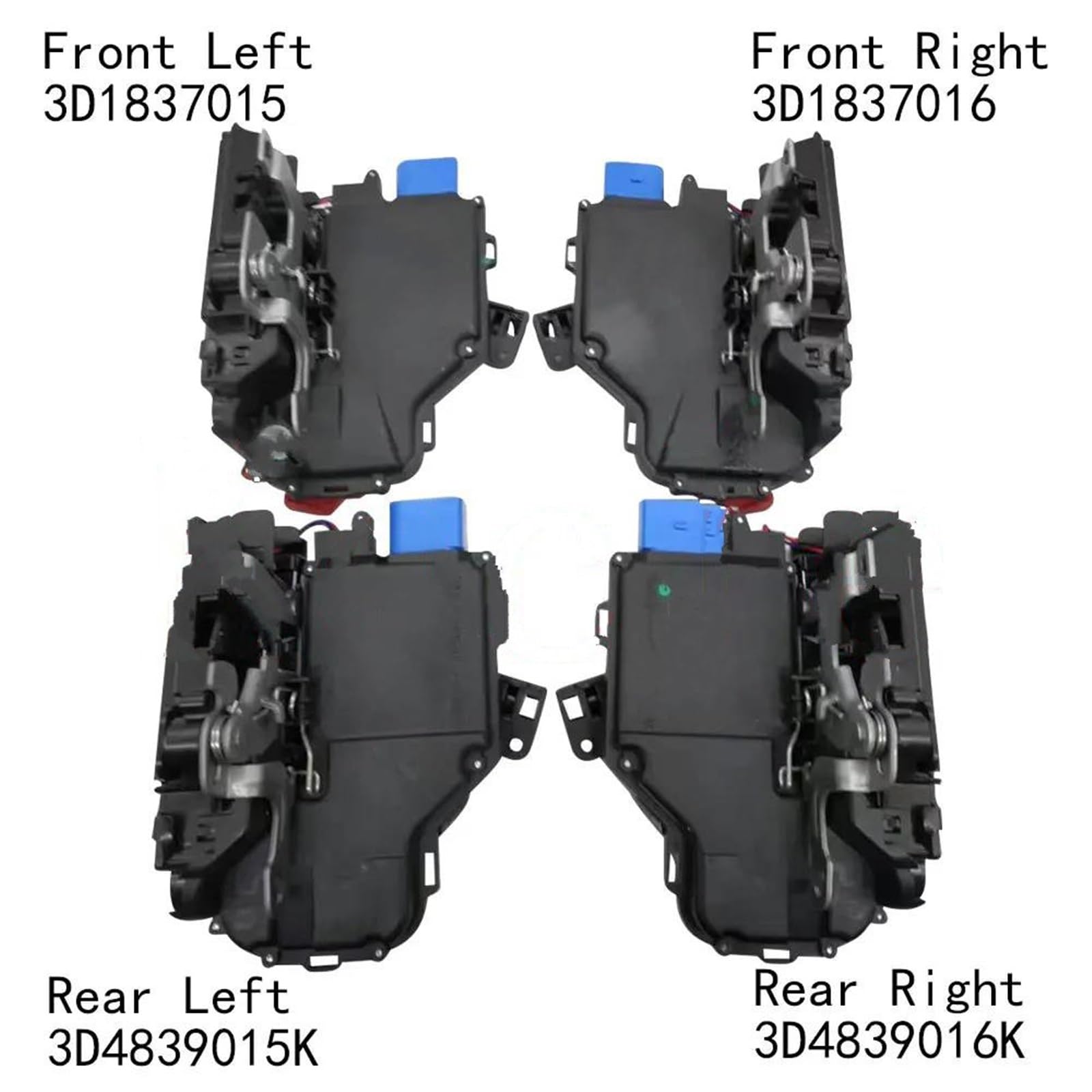 Auto Serratura Attuatore 3D1837015 3D1837016 3D4839015K 3D4839016K Per VW Per Per Touareg Per Phaeton Attuatore Serratura Porta(Rear Left)