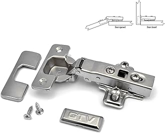 20 x GTV Soft Close 35mm Kitchen Hinge Cabinet Door Plate + Screws