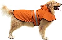 Vista 2 de Impermeable HDE con capucha, poncho protector para perro pequeño, grande y cachorro